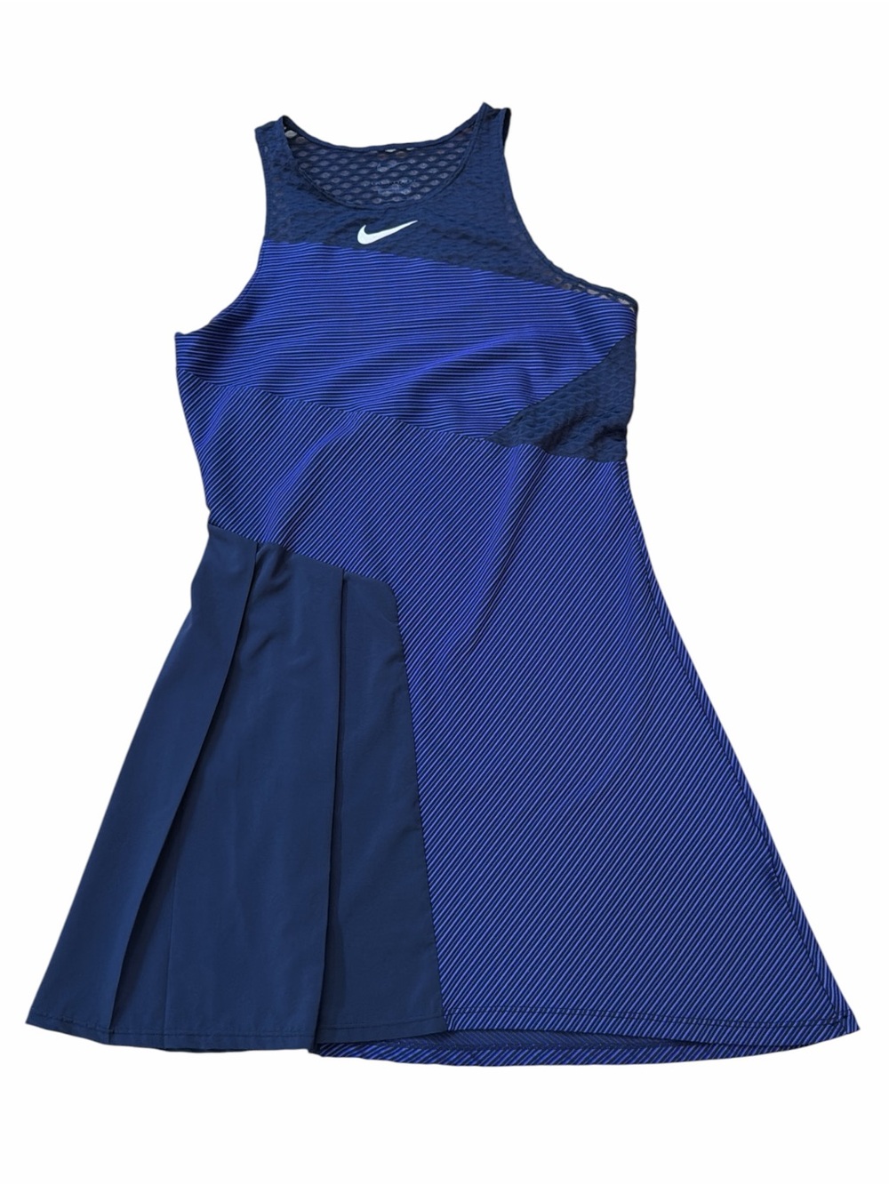 Nike Dri-FIT ADV Slam Tennis Dress in Obsidian Navy Color